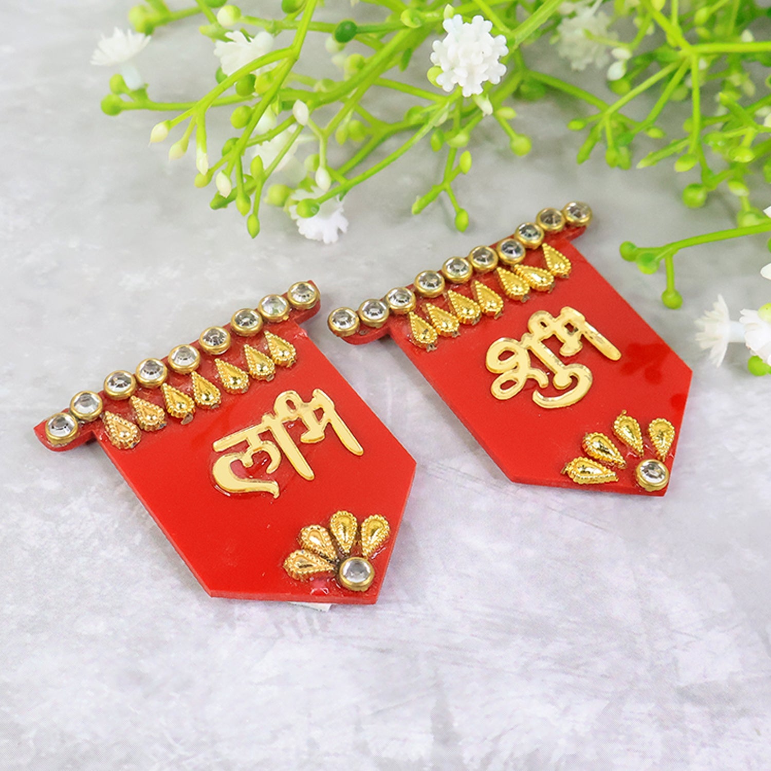 Shubh Labh Decorative Wall Hangings (2 Pc) Shubh Labh Decorative Wall Hangings (2 Pc)